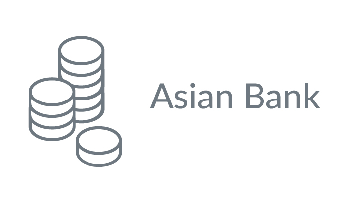 The Asian bank icon.