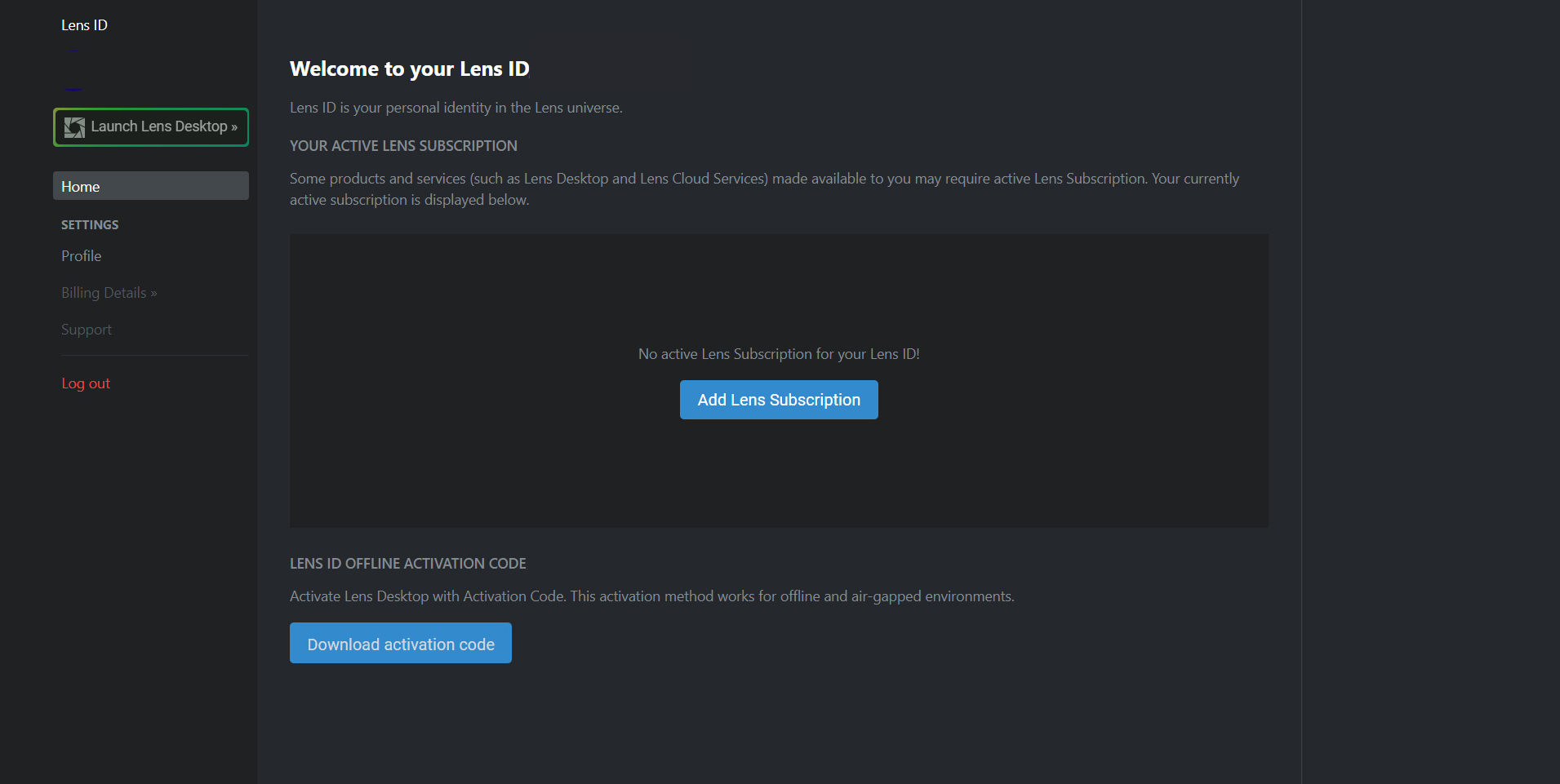 Email verification prompt with input field and subscribe button