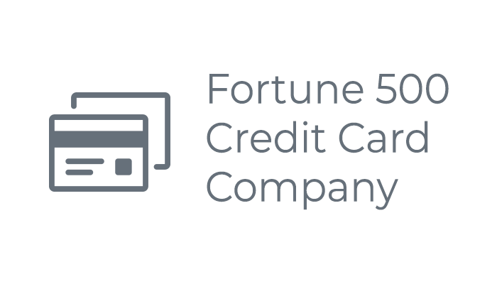 The Fortune 500 credit card company icon.