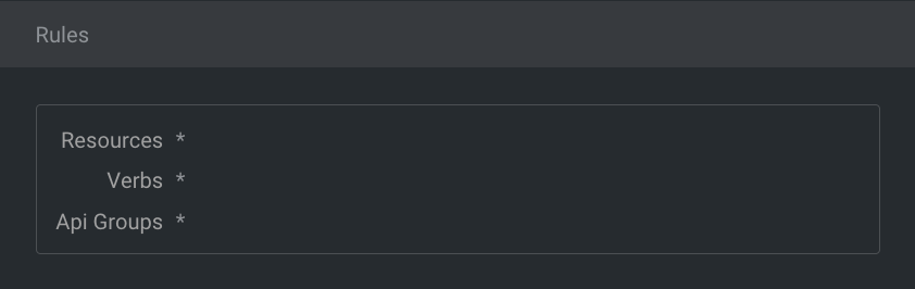 Rules for lens-cluster-admin ClusterRole