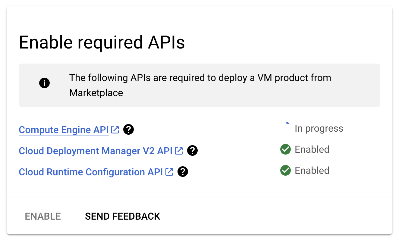 API notification for Mirantis Container Runtime for Windows Server 2019 on Google Cloud Marketplace
