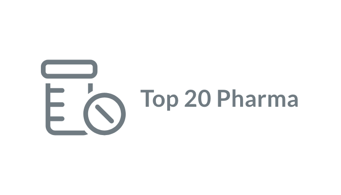 Top 20 Pharma icon.